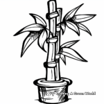 6. Lucky Bamboo Good Luck Coloring Pages 4