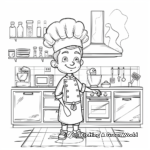 A Chef’s Kitchen Coloring Pages 1
