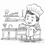 A Chef’s Kitchen Coloring Pages 2