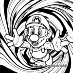 Abstract Art Waluigi Coloring Pages for Artists 2