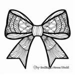 Abstract Bow Coloring Pages for Artists 4