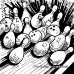Abstract Bowling Art Coloring Pages 1