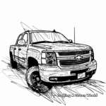 Abstract Chevy Tahoe Coloring Pages for Artists 4