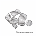 Abstract Clownfish Coloring Pages for Artists 1