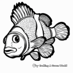 Abstract Clownfish Coloring Pages for Artists 2