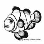 Abstract Clownfish Coloring Pages for Artists 4