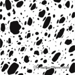 Abstract Dalmatian Spots Coloring Pages 1