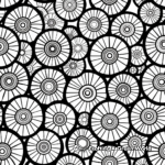 Abstract Dot Pattern Coloring Pages for Artists 4