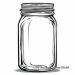 Abstract Empty Jar Coloring Pages 1