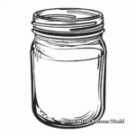 Abstract Empty Jar Coloring Pages 2