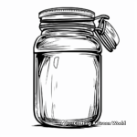 Abstract Empty Jar Coloring Pages 3