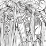 Abstract Faith-Inspired Adult Coloring Sheets 3