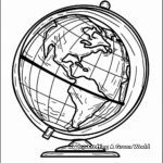 Abstract Globe Coloring Pages for Artists 2