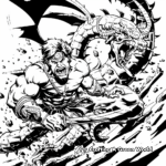 Abstract Hercules battling Hydra for Artists 4