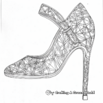 Abstract High Heel Art Coloring Pages 2