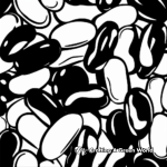 Abstract Jellybeans Coloring Pages for Art Enthusiasts 1