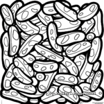 Abstract Jellybeans Coloring Pages for Art Enthusiasts 2