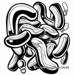 Abstract Jellybeans Coloring Pages for Art Enthusiasts 3