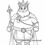 Abstract King Coloring Pages for Artists 4