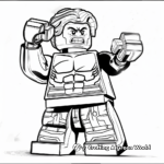 Abstract Lego Hulk Coloring Pages for Artists 2