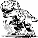 Abstract Lego Jurassic World Coloring Pages for Artists 2