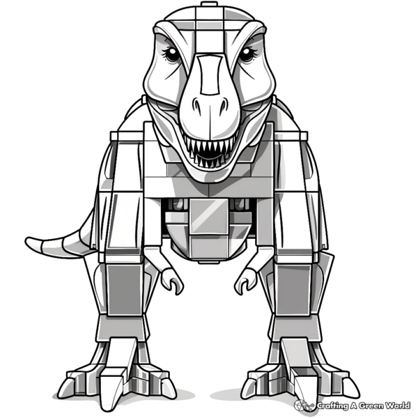 Lego Jurassic World Coloring Pages - Free &amp; Printable!