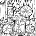 Abstract Lemonade Coloring Pages for Artists 2