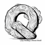 Abstract Letter Q Coloring Pages for Artists 1