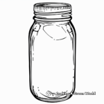 Abstract Mason Jar Coloring Pages for Abstract Artists 1