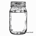 Abstract Mason Jar Coloring Pages for Abstract Artists 2