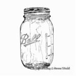 Abstract Mason Jar Coloring Pages for Abstract Artists 3