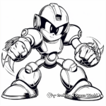 Abstract Mega Man Coloring Pages for Artists 3