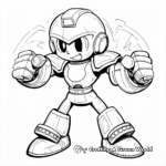 Abstract Mega Man Coloring Pages for Artists 4