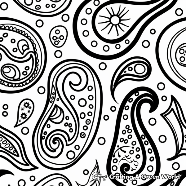 Paisley Coloring Pages for Adults - Free &amp; Printable!