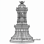 Abstract Pattern Liberty Bell Coloring Pages for Adults 4