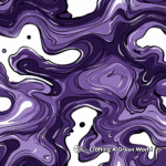 Abstract Purple Design Coloring Pages 1