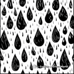Abstract Raindrops Coloring Pages for Artists 2