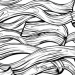 Abstract Ribbon Coloring Pages for Artists 1