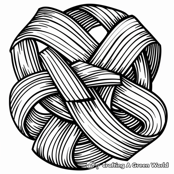 Ribbons Coloring Pages - Free & Printable!