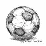 Abstract Soccer Ball Coloring Pages 2