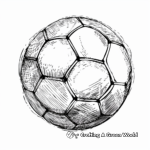 Abstract Soccer Ball Coloring Pages 4