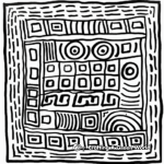 Abstract Square Patterned Geometric Mandala Coloring Pages 3