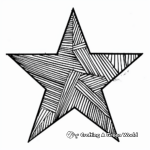 Abstract Star Coloring Pages for Artists 1