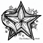 Abstract Star Coloring Pages for Artists 4