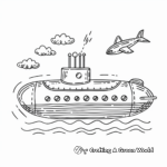 Abstract Submarine Coloring Pages for Artists 4