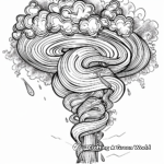 Abstract Tornado Art Coloring Pages 4
