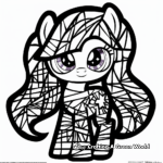 Abstract Twilight Sparkle Coloring Pages for Artists 4