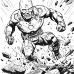 Action-Packed Avengers Coloring Pages 1
