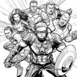 Action-Packed Avengers Coloring Pages 2