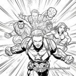 Action-Packed Avengers Coloring Pages 3